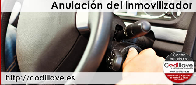 anulacion de inmovilizador codillave